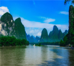 水墨丹青画桂林五日游